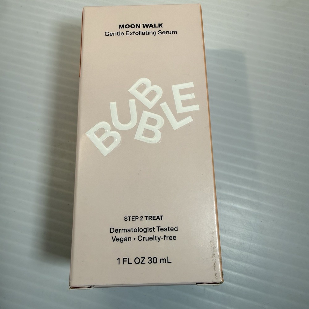 Bubble Moon Walk Gentle Exfoliating Serum ~ Helps Uneven Skin 1 Fl. Oz. New